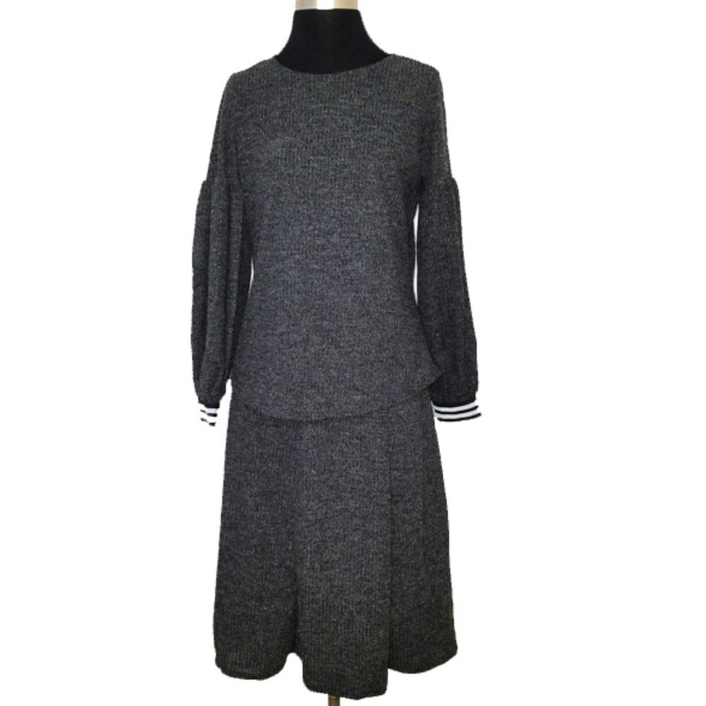 NWOT 2 PC Sweater Knit Top & Skirt Set XS